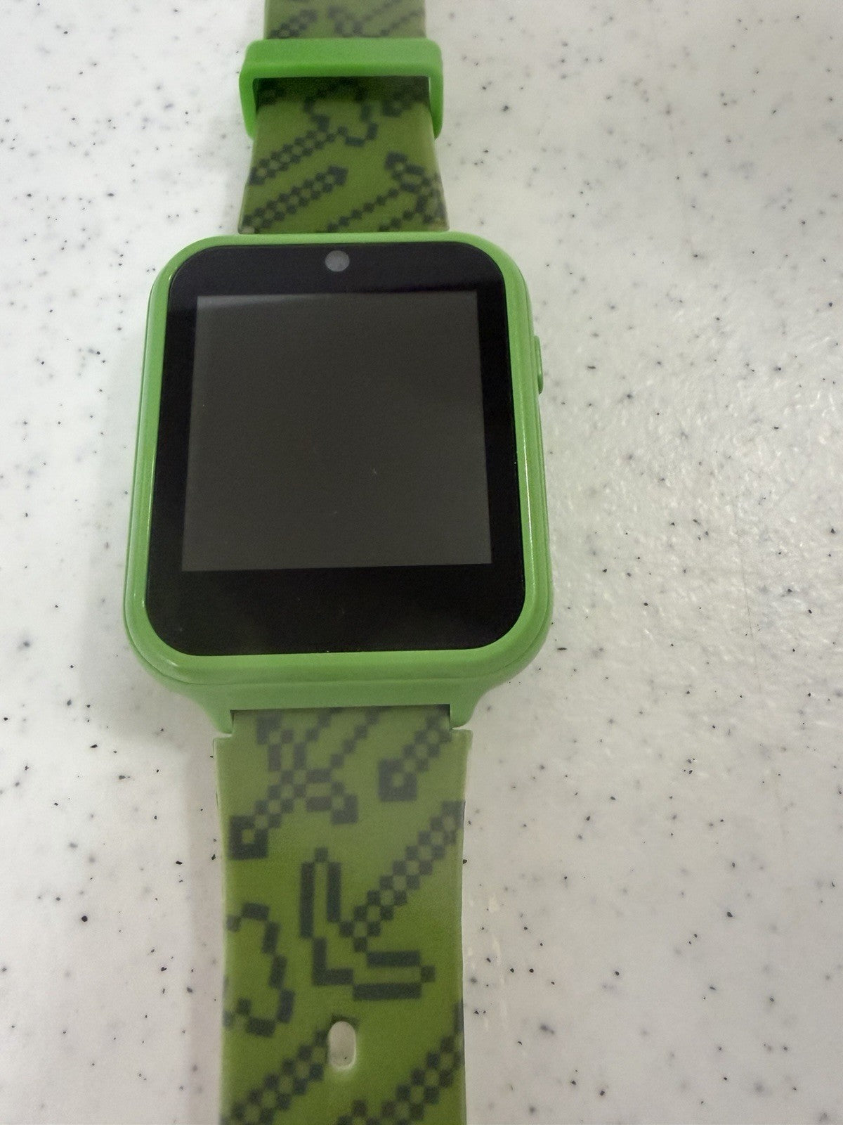 Minecraft Kids Green Smartwatch Touchscreen Parts Repair Untested Watch Toy