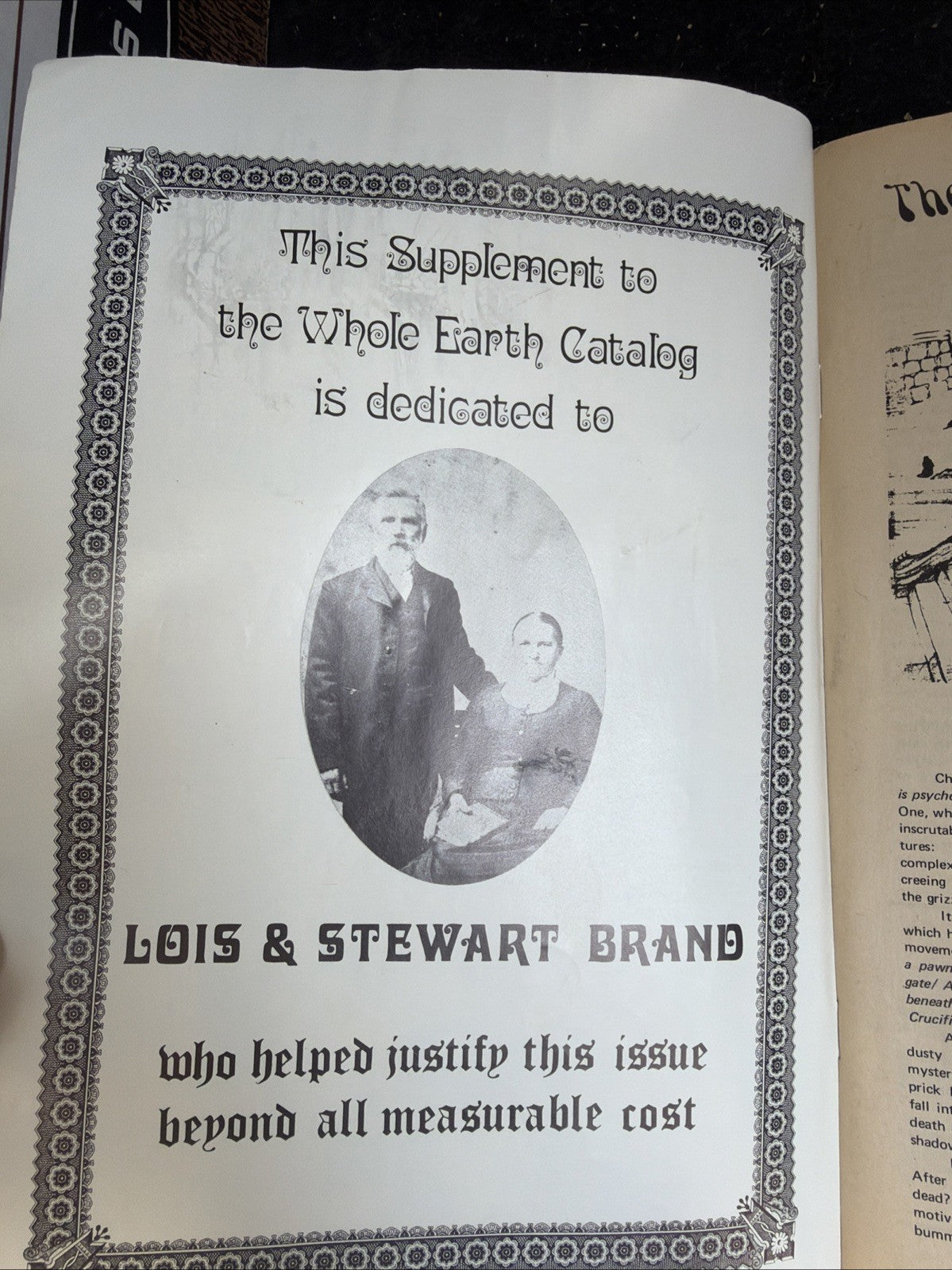 Vintage 1971 Last Supplement Whole Earth Catalog Robert Crumb Cover Underground