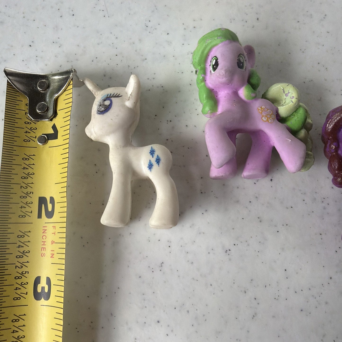 My Little Pony G4 Fizzypop Erasers & Rarity Pop Cutie Mark Magic Figure Lot