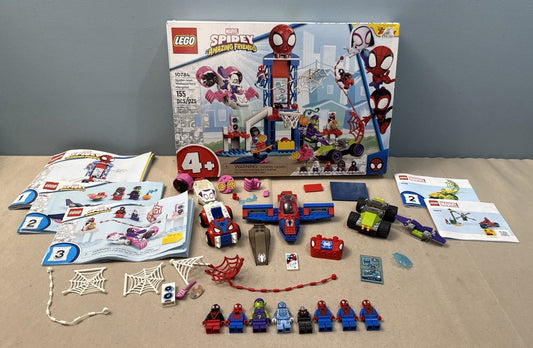 LEGO Marvel Spider Man Incomplete Sets Minifigures Green Goblin Cars Plane Parts
