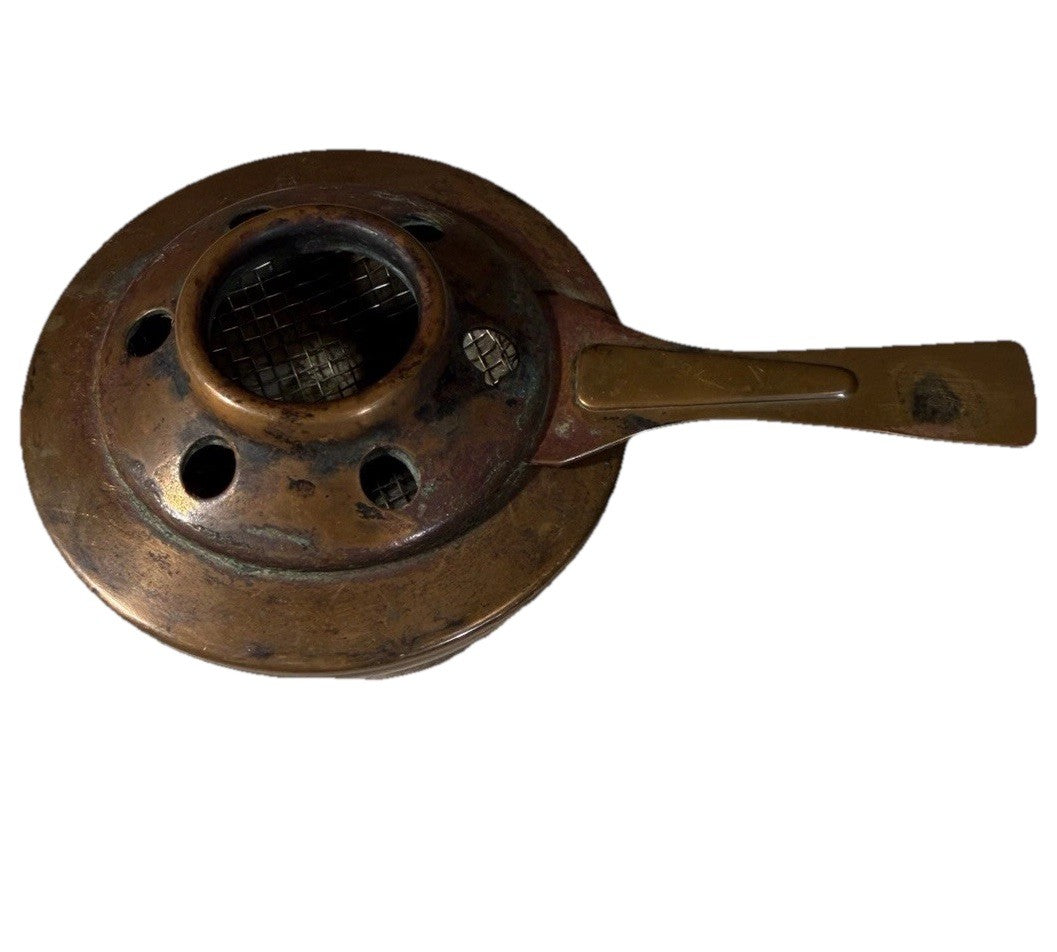 Vintage Copper Fondue Burner Chafing Dish Pot Replacement Heating Base