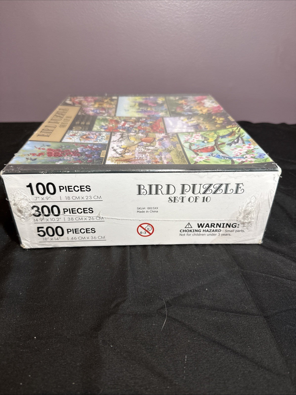 Lot Of 2 Bird Puzzle Lot of 10 100pc 300pc 500pc New in Box + Glow In Dark 500pc