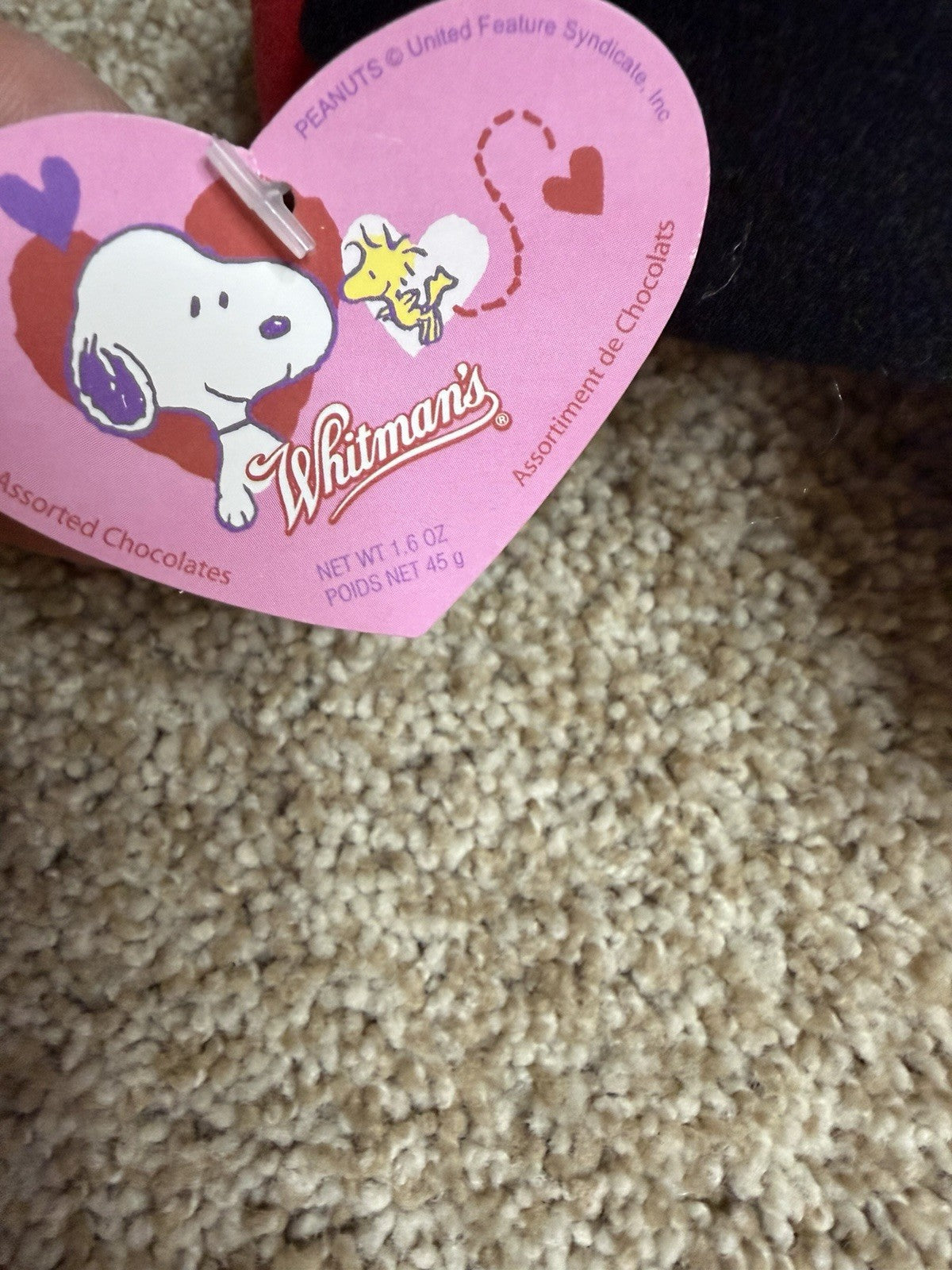 Vintage Peanuts Snoopy Belle Plush Lot Valentine Heart Easter Bunny 17"