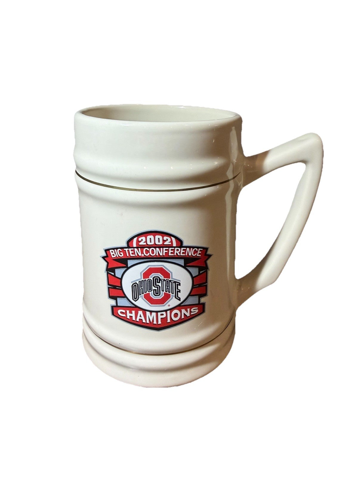 Ohio State Buckeyes 2002 Big Ten Champions Beer Stein Mug 24 Oz