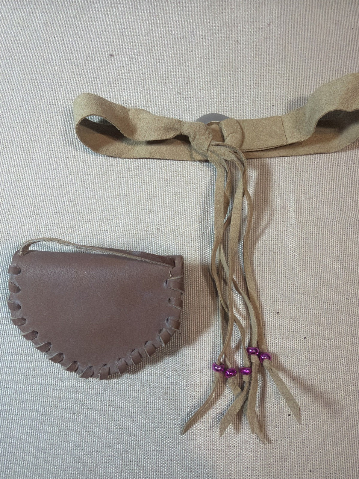 American Girl Josefina Meet Accessories Purse Belt Sash Leather