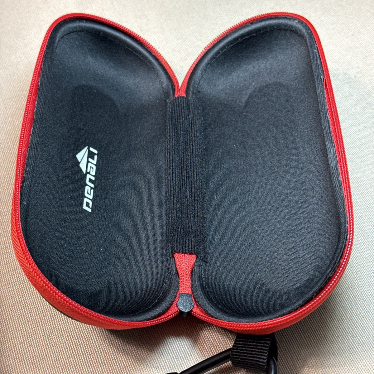 DENALI Elevation Sunglasses Red Gray Eyewear 58/15/135 Case New Sport Wrap Frame