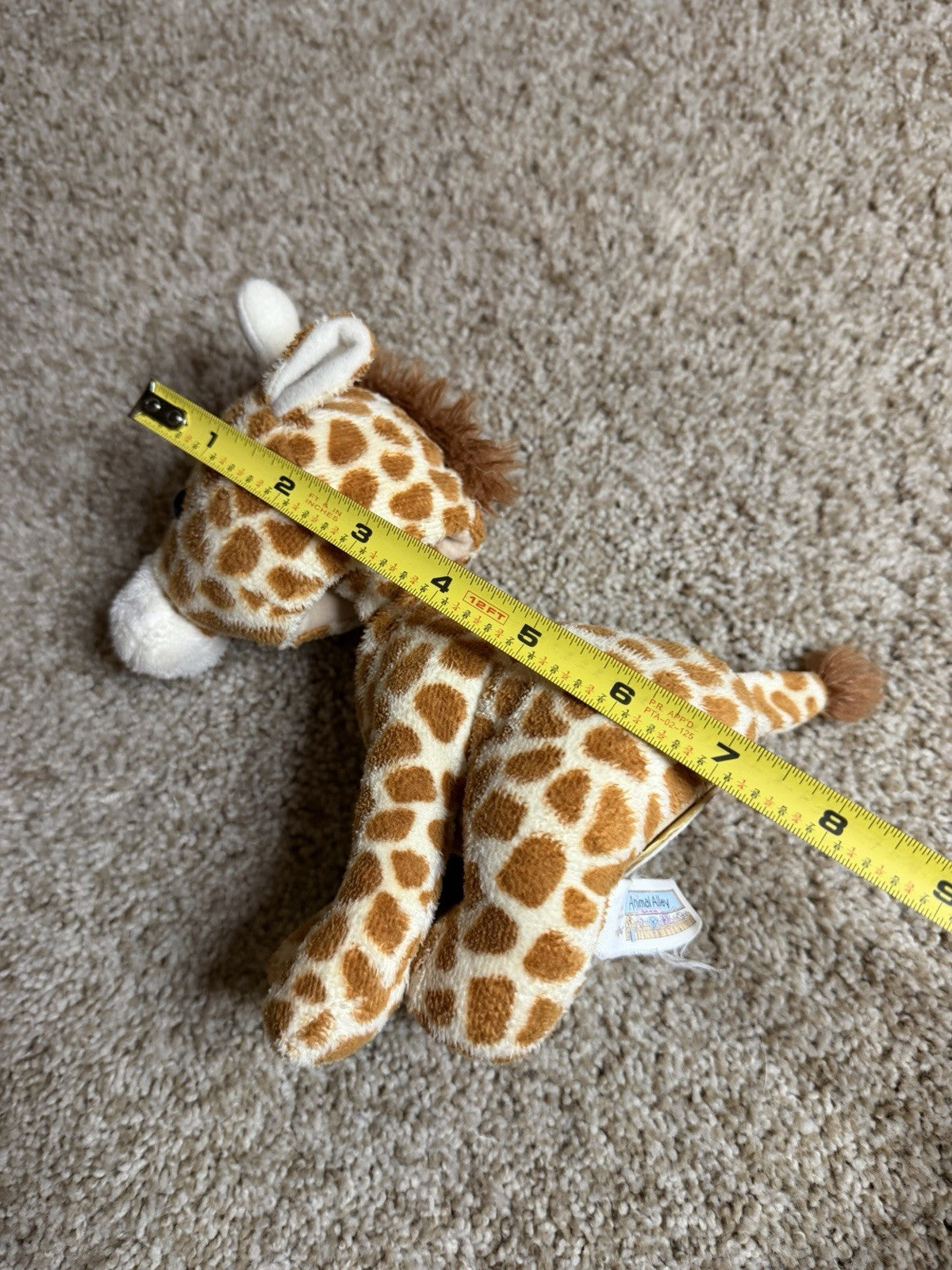 Plush Animals Lot 6 Bear Giraffe Cow Pig Kellytoy Wishpets Animal Alley Stuffed