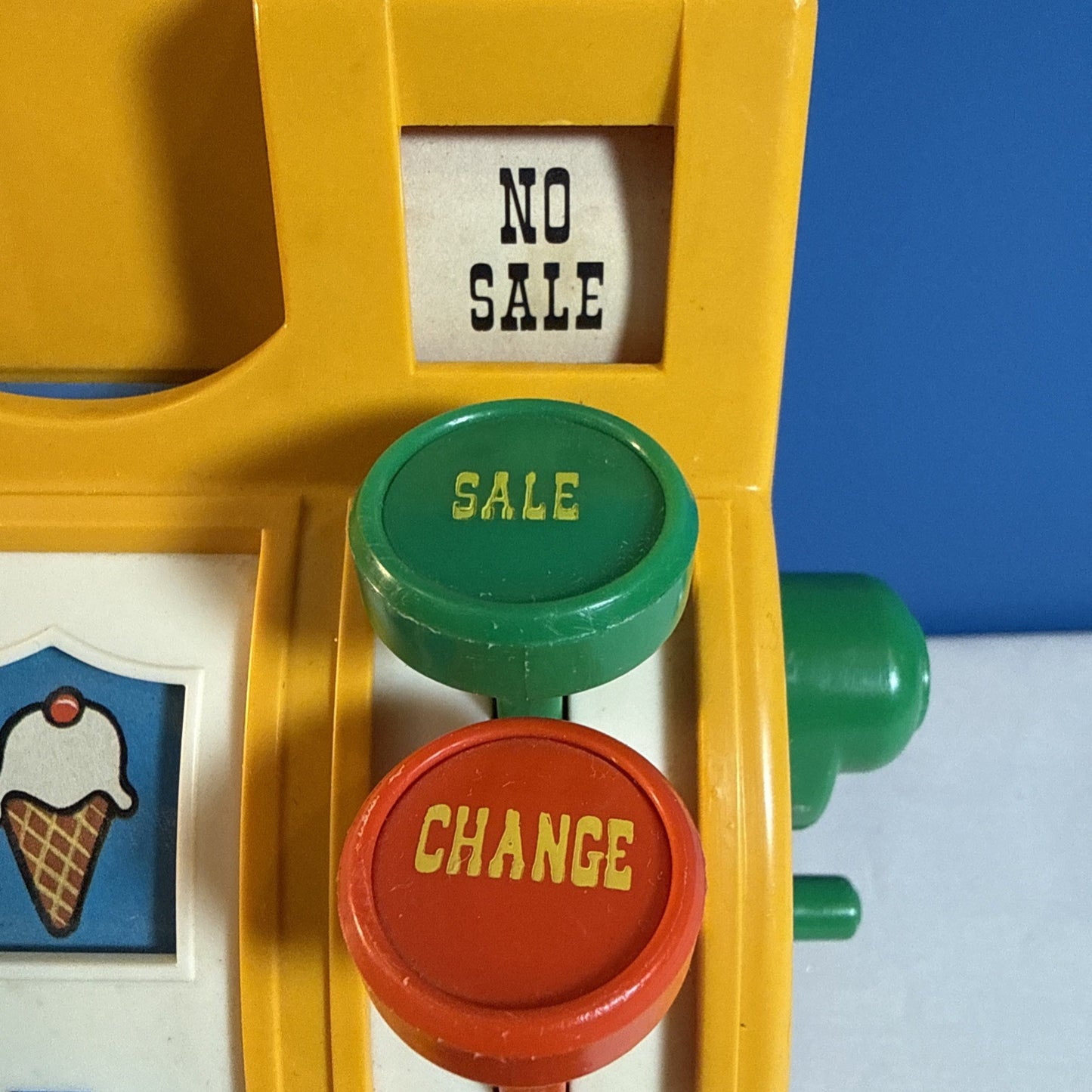 Vintage 1974 Fisher Price Cash Register Complete Coins Money Pretend Play Works
