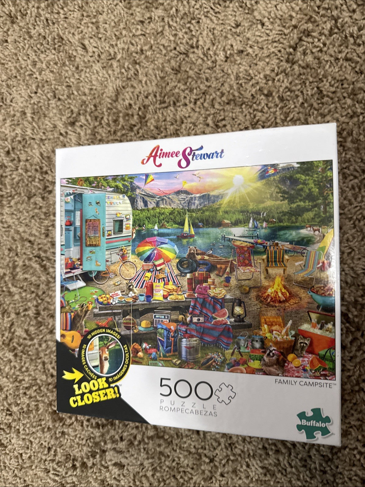 Buffalo Games Aimee Stewart Puzzle Lot Cookies Family Campsite