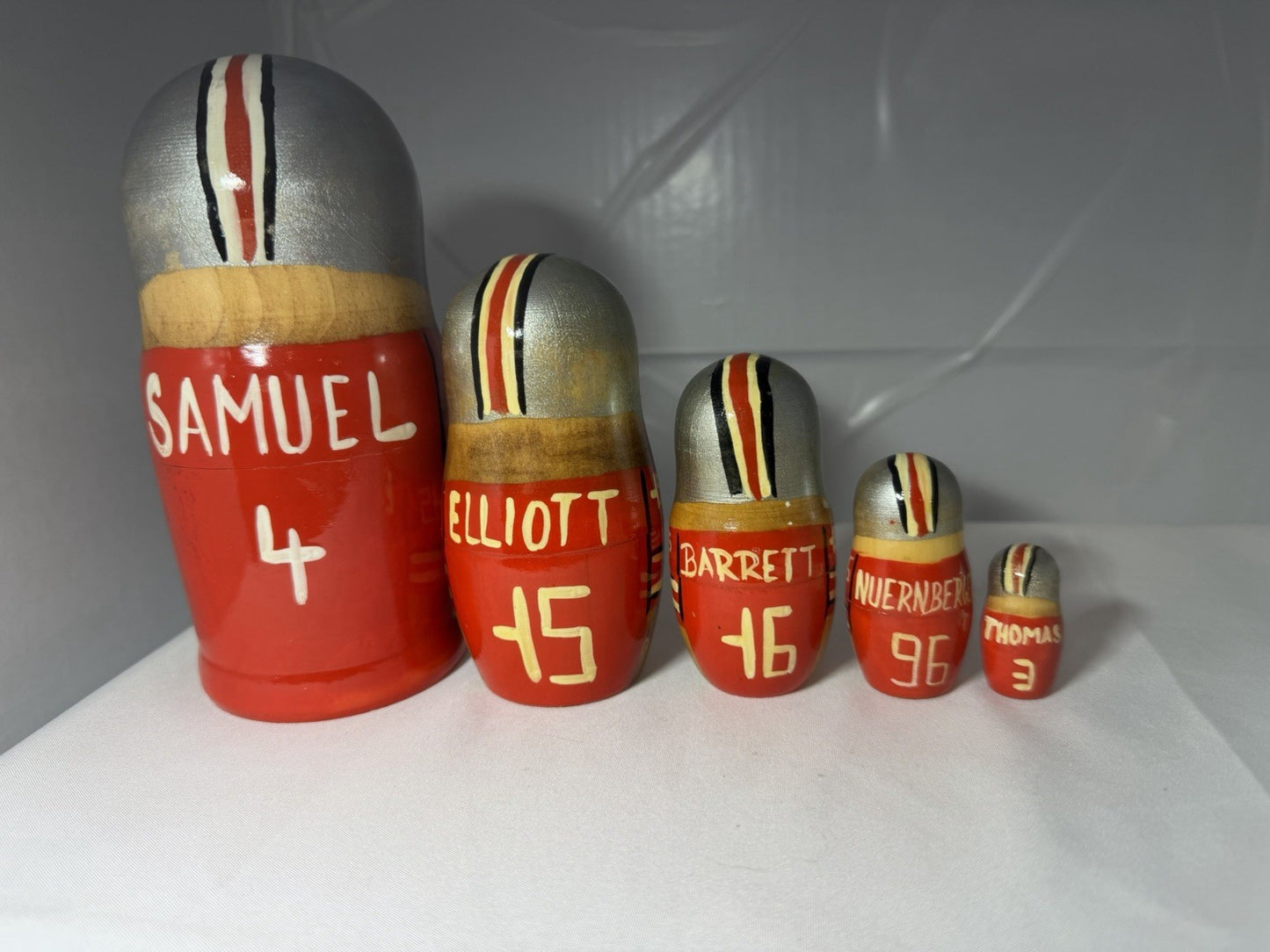 The Ohio State Buckeyes Nesting Dolls Samuel Elliot Barrett Nuernberger Thomas