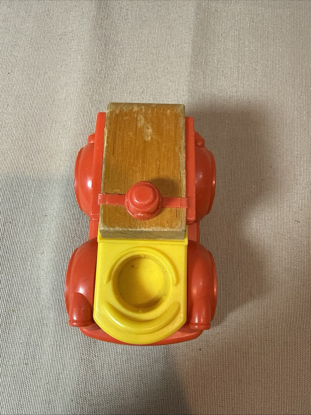 Vintage 1975 Mattel Power Putt Putt Fire Truck 9229 Hardwood Preschool Toy NOS