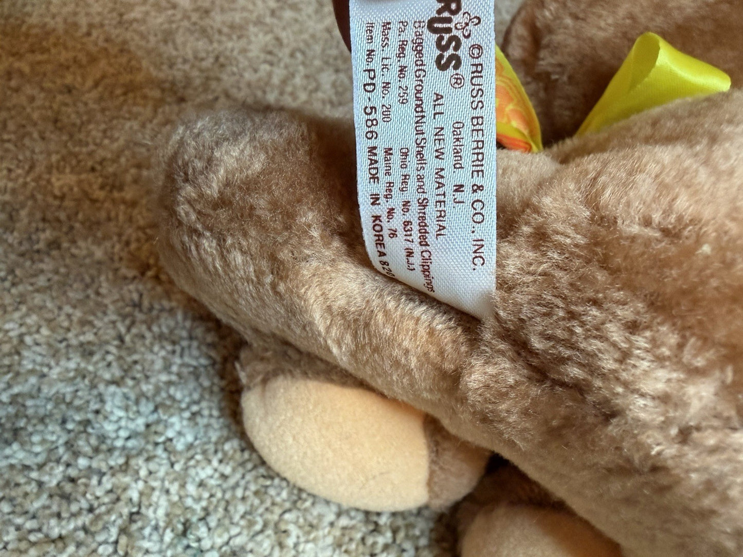 Vintage Plush Bears Masha and the Bear Russ Fiddle Faddle Debonair Brawny Smokey