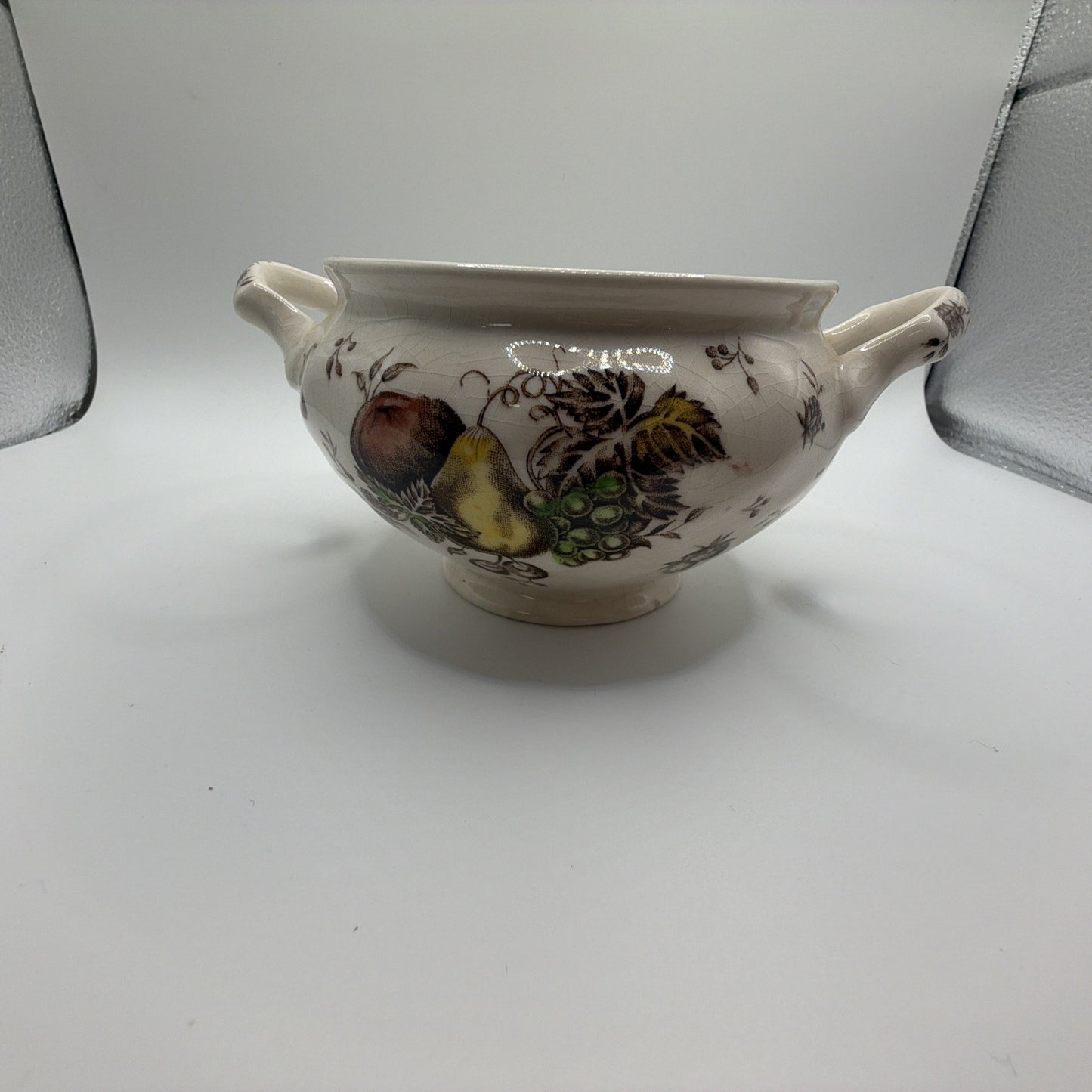 Johnson Brothers Autumn Delight Ironstone Creamer Sugar Bowl England