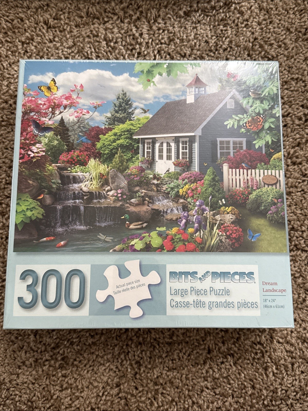 Lot of 2 New Puzzles Rock Pool 300pc Dream Landscape Bits and Pieces