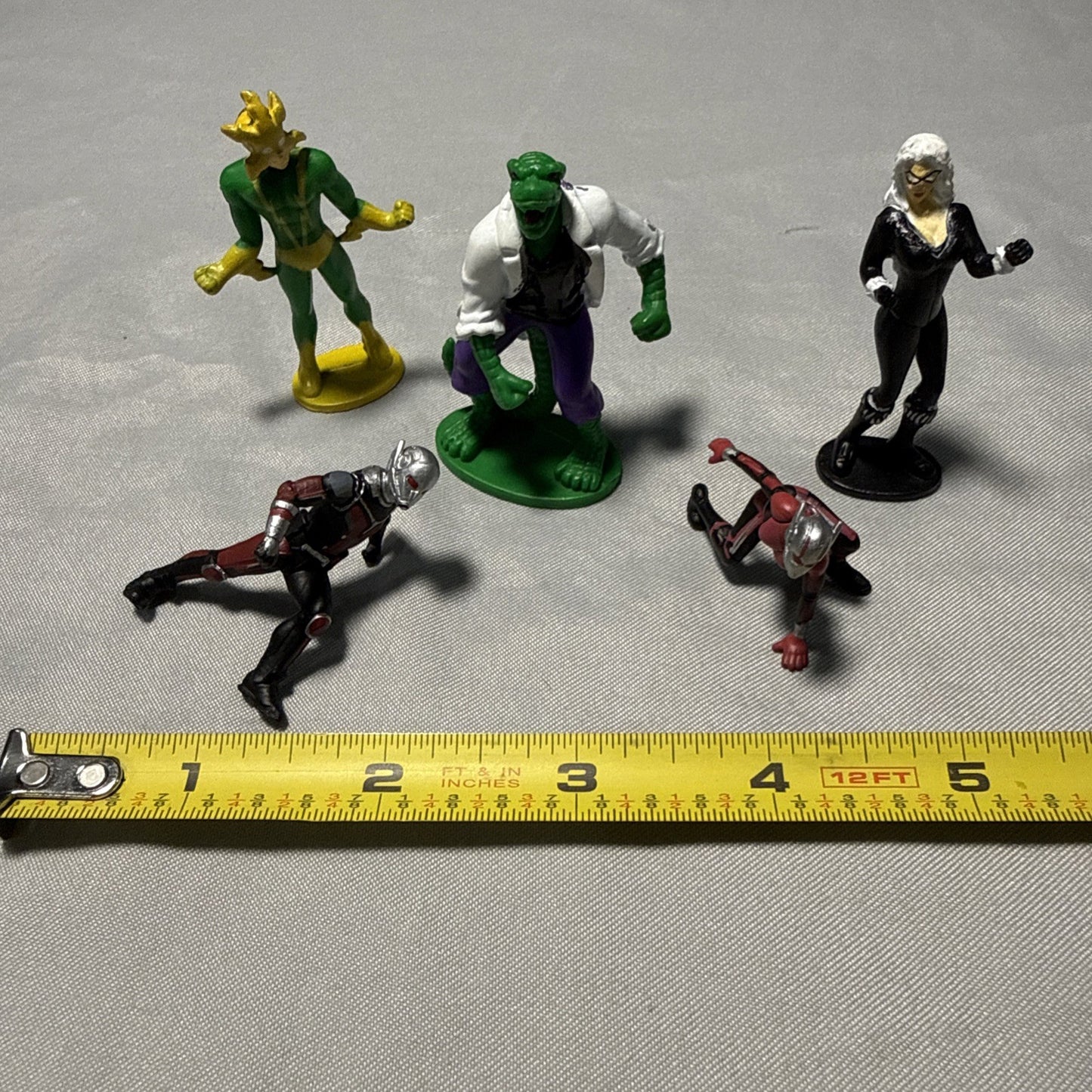 Marvel Nano Figures Lot Electro Lizard Ant Man Die Cast Mini Figures