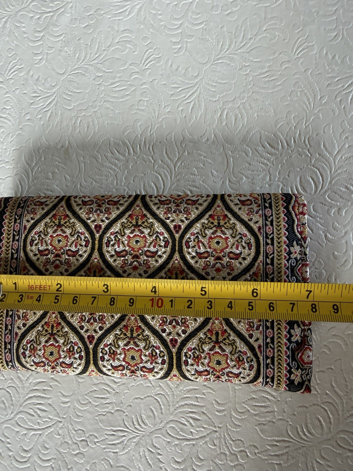 Persian Tapestry Faravahar Wallet Clutch Brown Leather Boxed Gift New Handmade