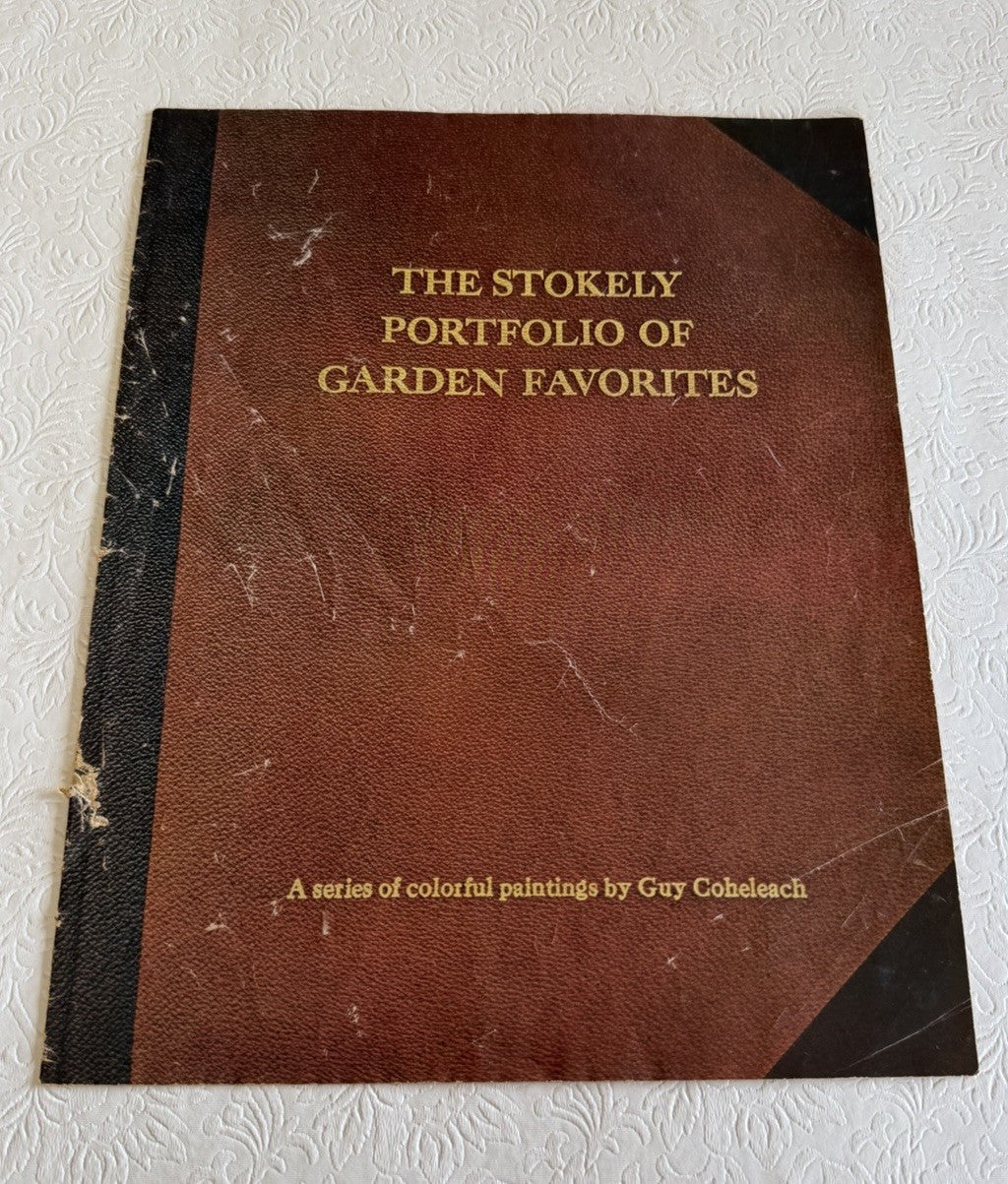 Vintage 1960s Stokely Portfolio Garden Favorites Guy Coheleach Art Prints Book