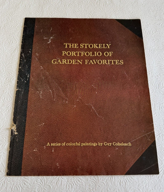 Vintage 1960s Stokely Portfolio Garden Favorites Guy Coheleach Art Prints Book