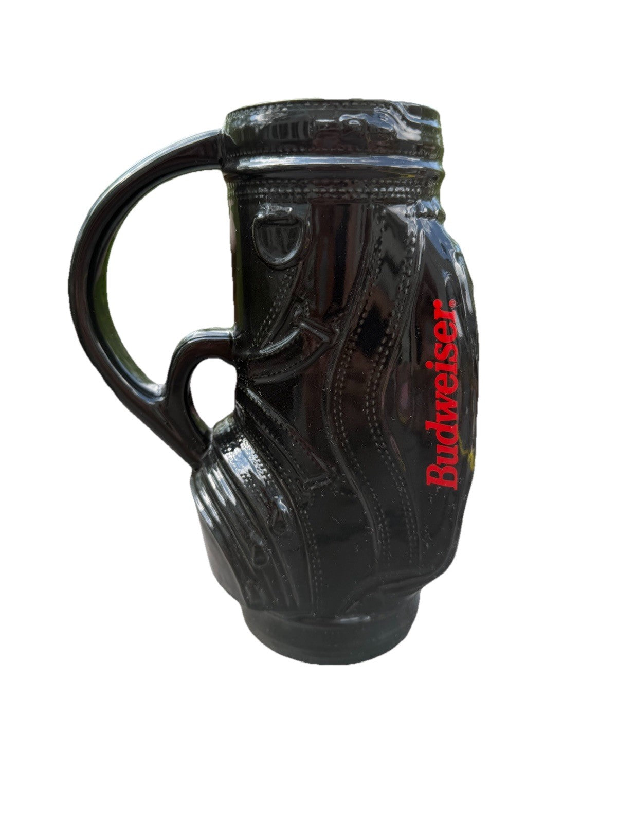 Budweiser Golf Bag Stein 1993 King of Beers Vintage Beer Mug 7"