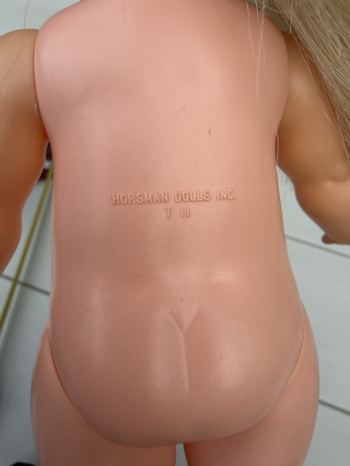 Vintage 1969 Horseman Doll  Pink Doll Steamer Trunk and Vintage Doll Clothes
