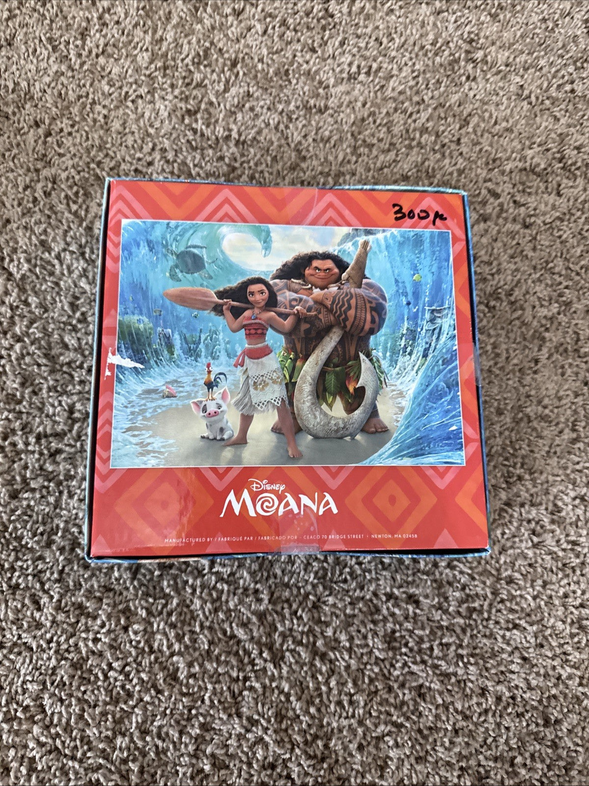 Kids Puzzle Bundle Disney Moana Lion King Spider Man TMNT Lot of 5 Puzzles