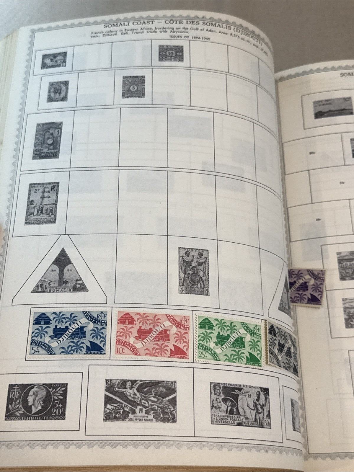 Worldwide Stamp Album Collection Comprehensive Many Stamps Canceled Mint Vintage