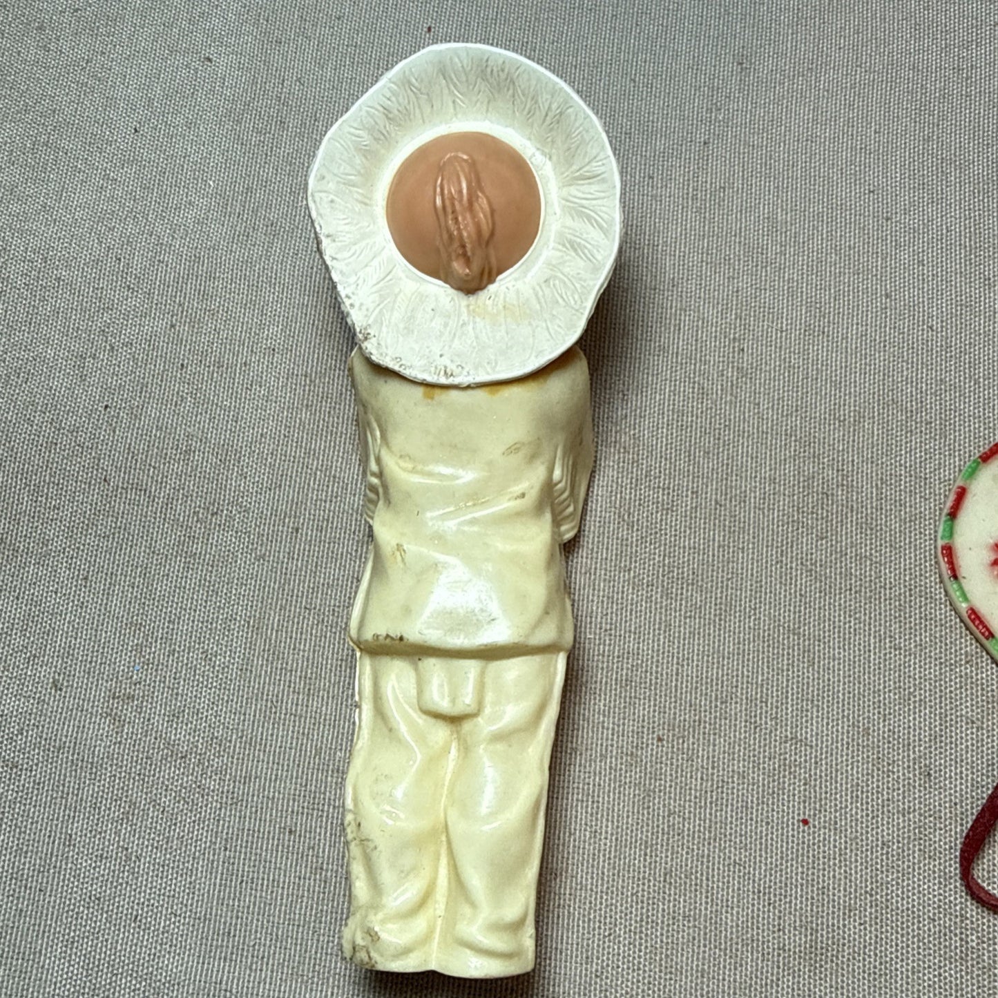 Vintage Native American Style Plastic Figurines Lot of 3 Celluloid Western