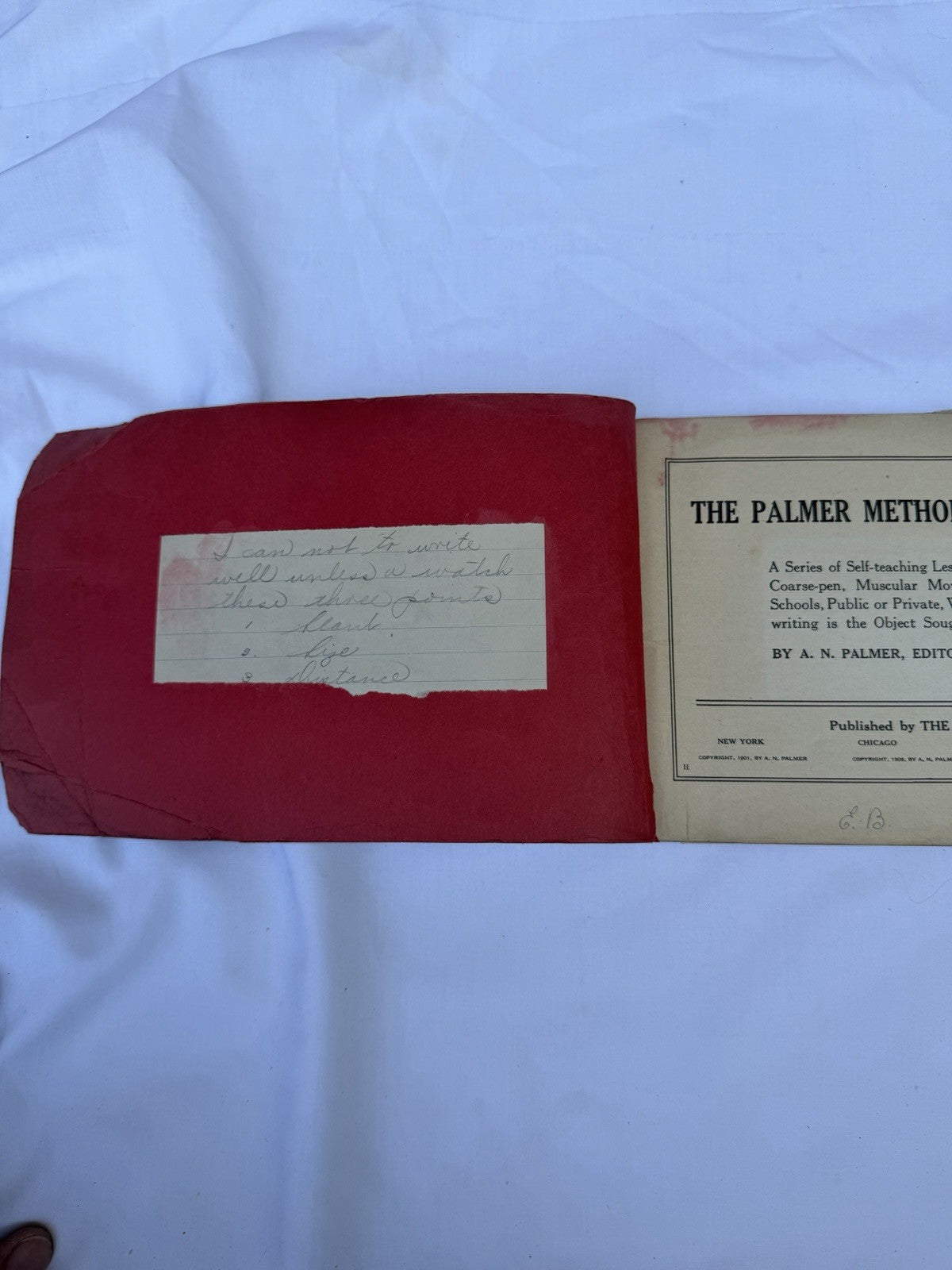 Vintage Palmer Method Business Writing Lessons Zaner Bloser Penmanship Book Lot
