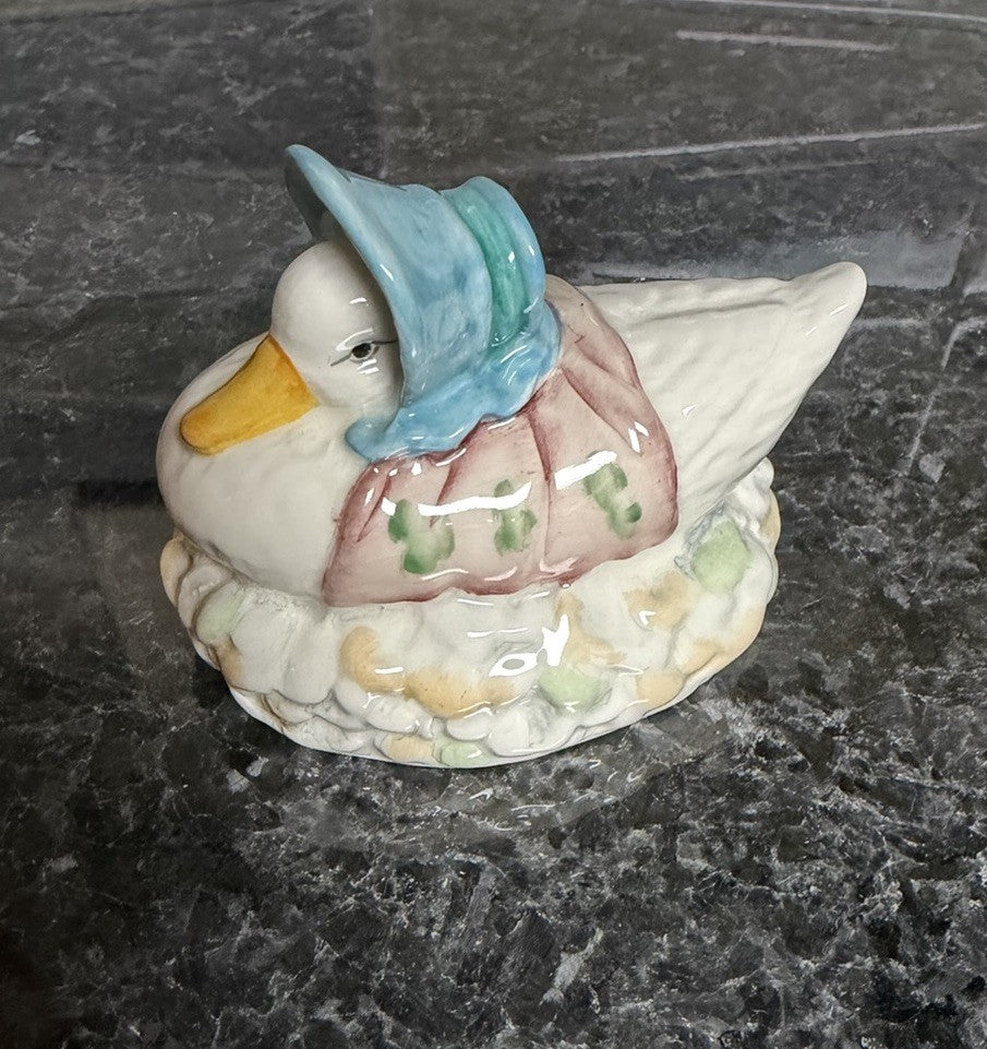 John Beswick Beatrix Potter Figurine Lot Jemima Puddleduck Mrs Rabbit Boxed