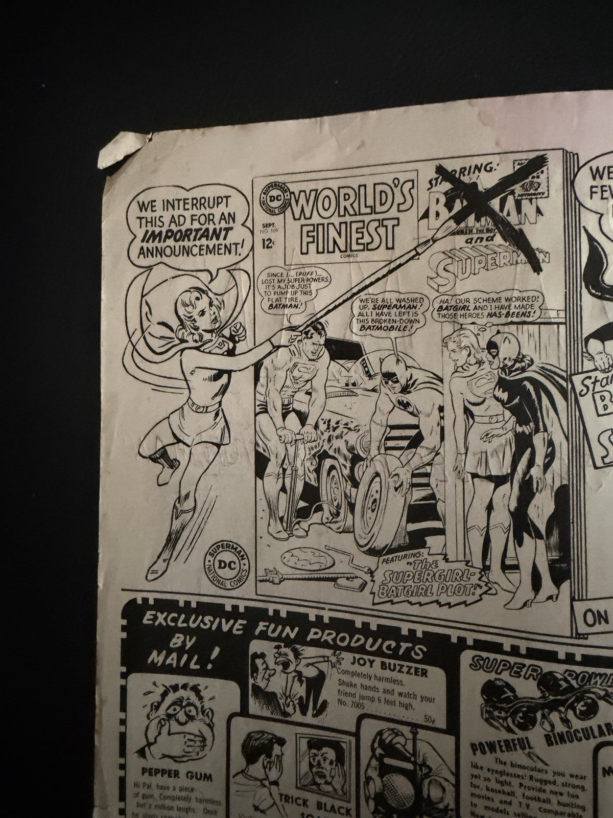 Vintage DC Comics Batman Magazines Cards Comics Detective Silver Bronze Age
