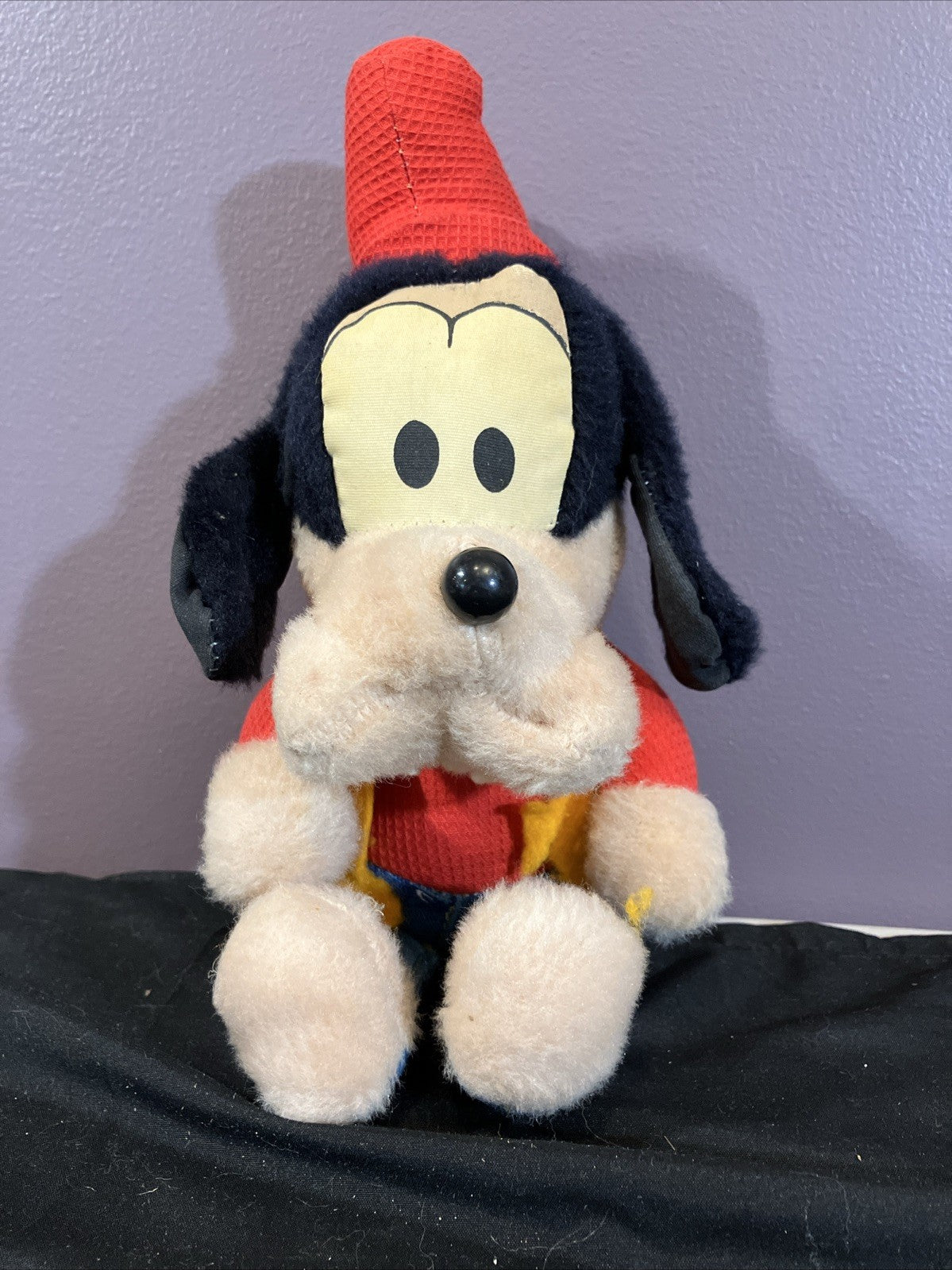 Vintage 1976 Disney Goofy Plush Knickerbocker Stuffed Doll Toy