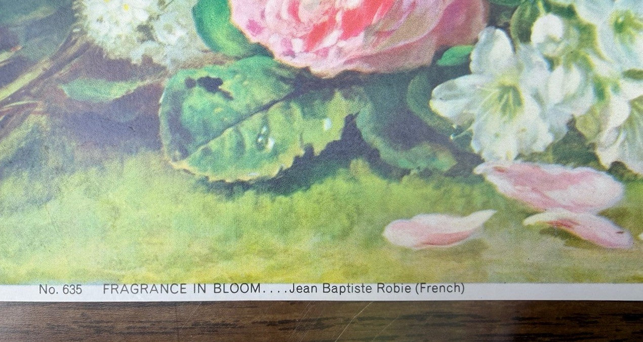 Lot of 6 Vintage Art Lithograph Prints 8x10 Van Gogh Hicks Peonies Floral Craft