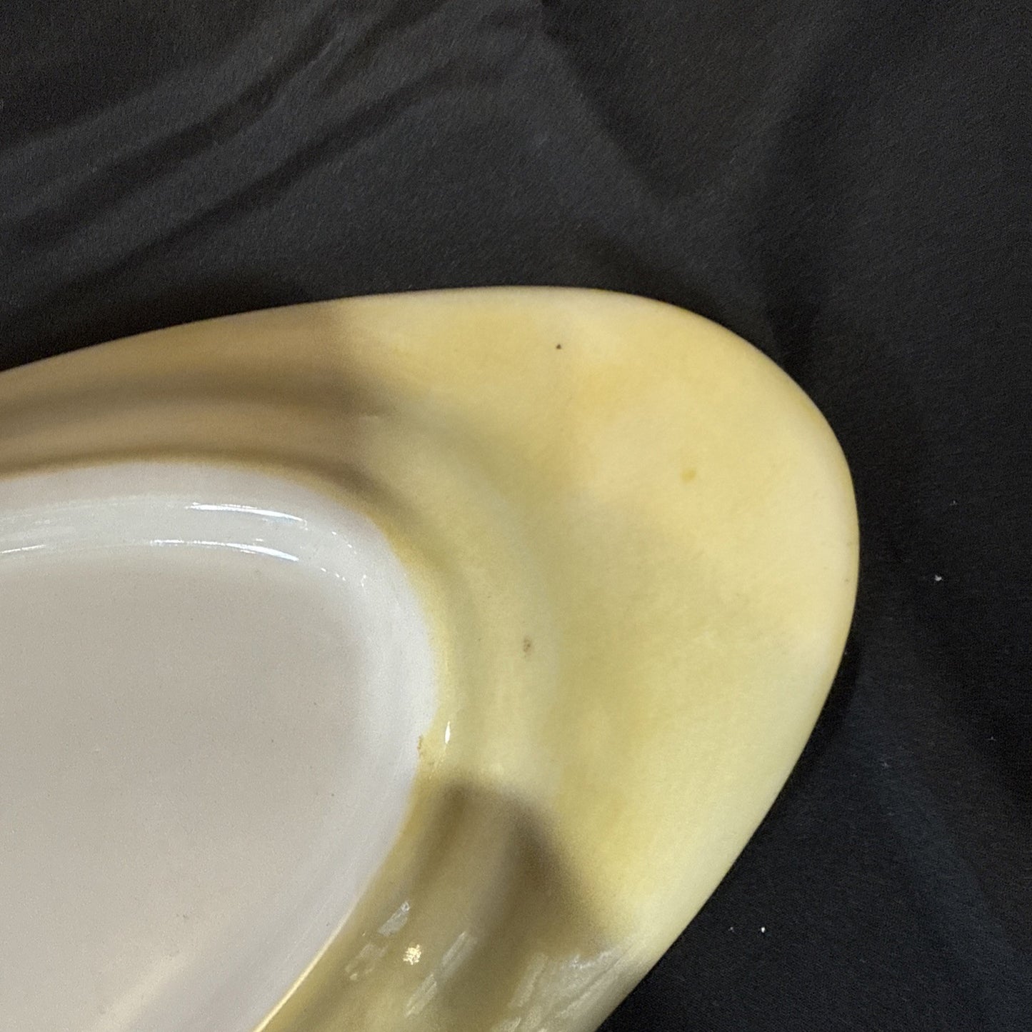 Laurie Gates Oval Ceramic Large Serving Platter 23 1/2" x 8 1/2" Tulips