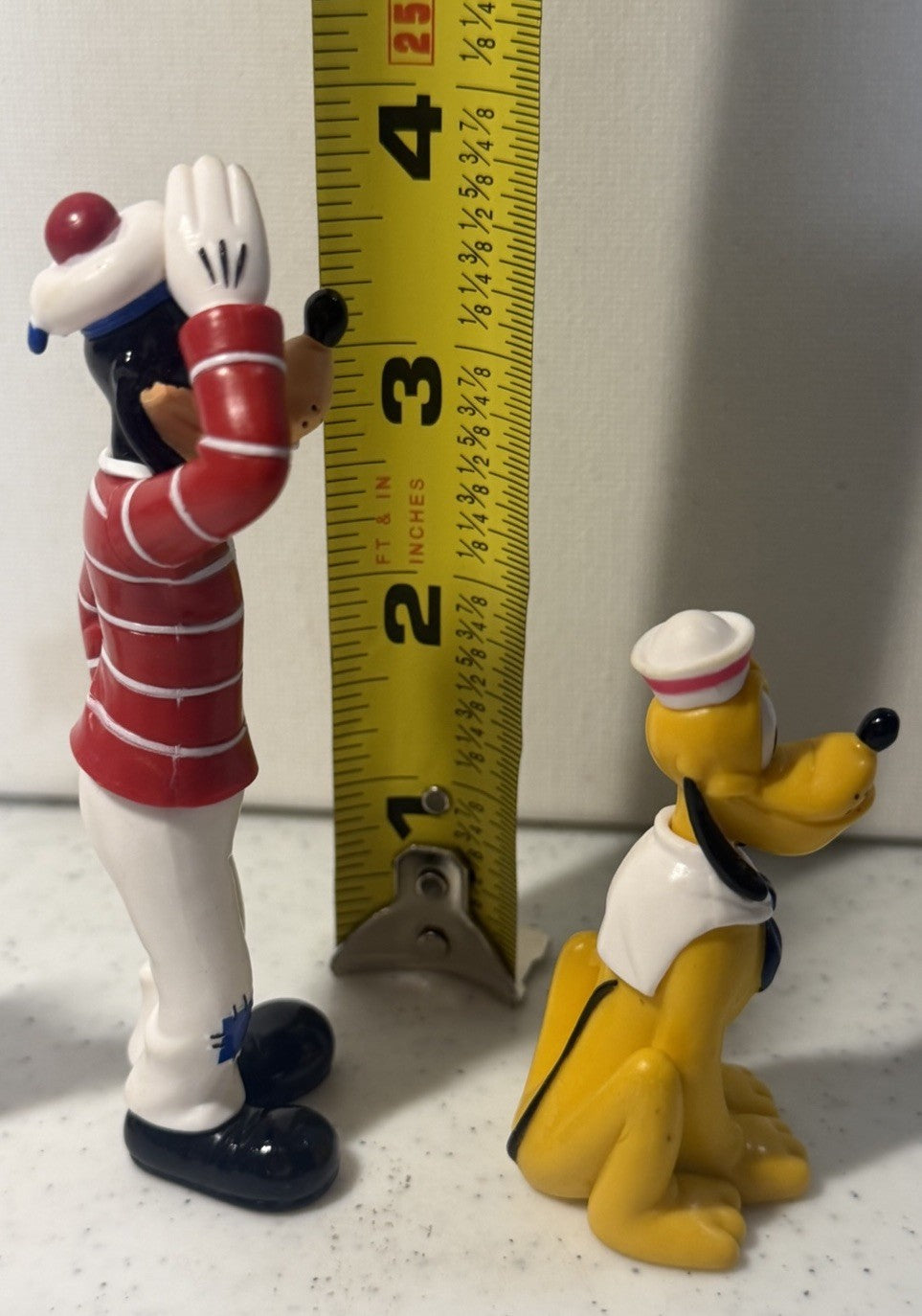 Disney Sailor Figure Lot Goofy Donald Duck Pluto Nautical PVC Toy Set of Three