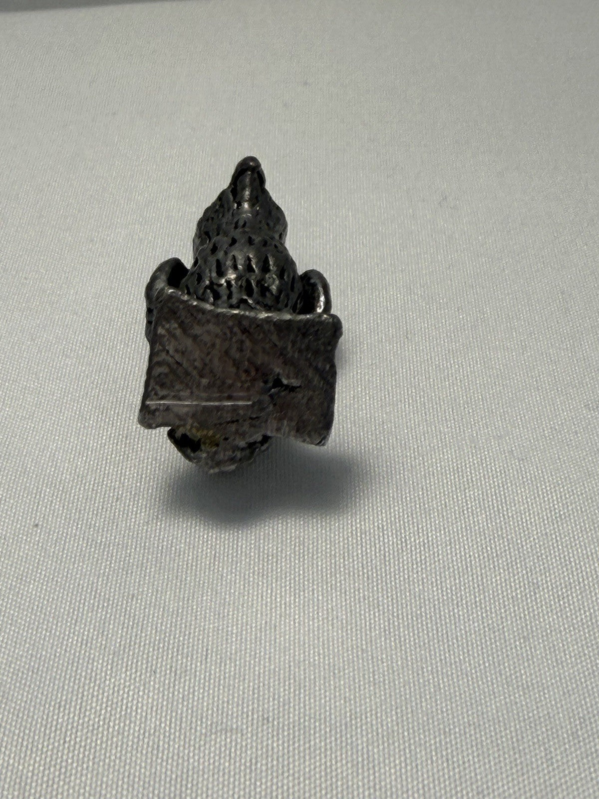 Vintage Miniature Pewter Eagle Hawk Bird Figurine