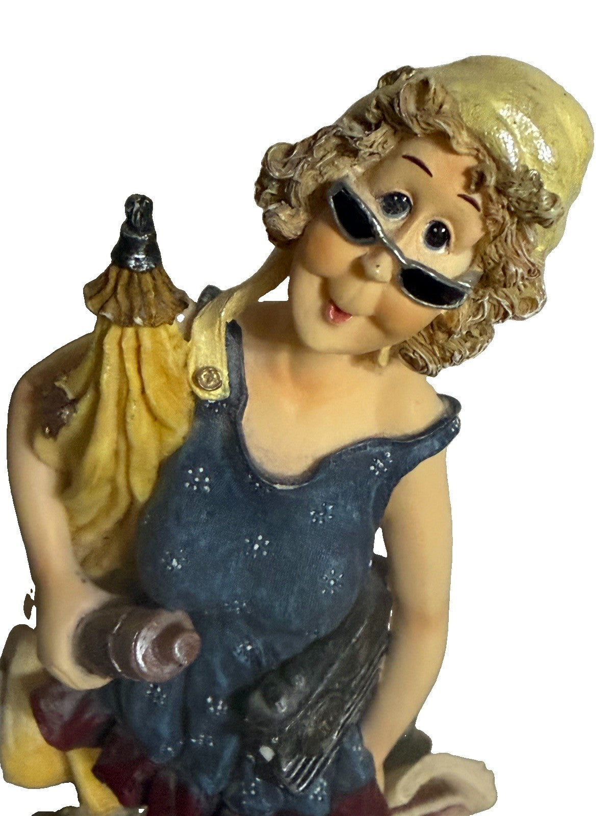 Boyds Bears Folkstone Edna B Sungoddess Life's A Beach Figurine 2001