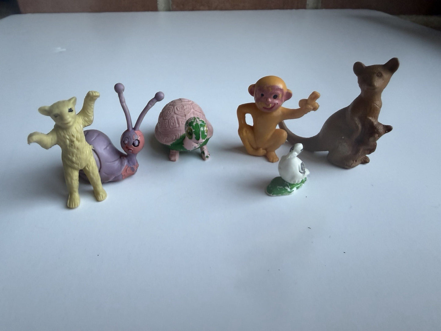 Vintage Miniature Plastic Animal Figure Lot 43 Zoo Farm Hong Kong Mixed Toys Set