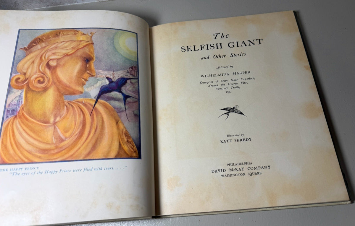 The Selfish Giant Other Stories Wilhelmina Harper Kate Seredy 1935 Hardcover