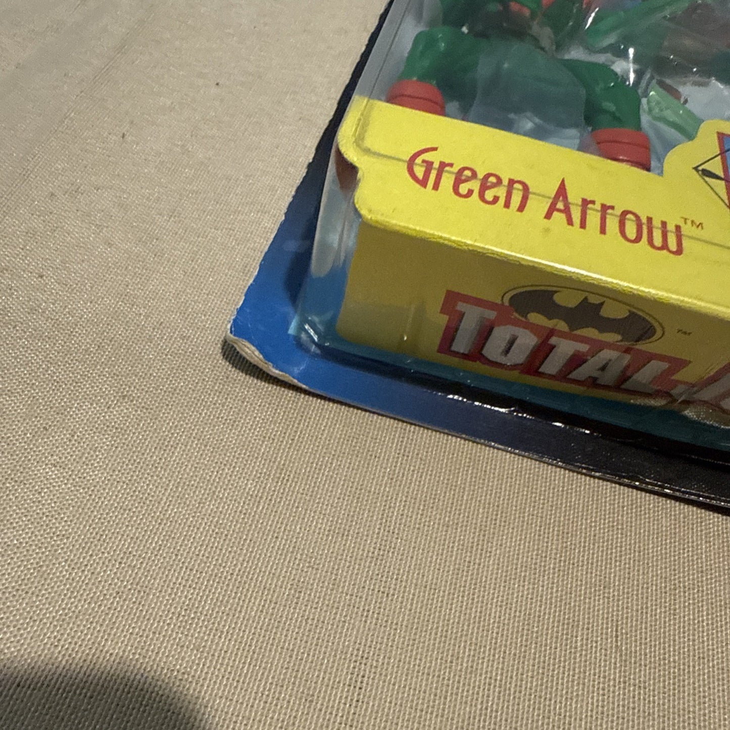 DC Comics Total Justice Green Arrow Figure Kenner Mega Longbow 1996 Sealed