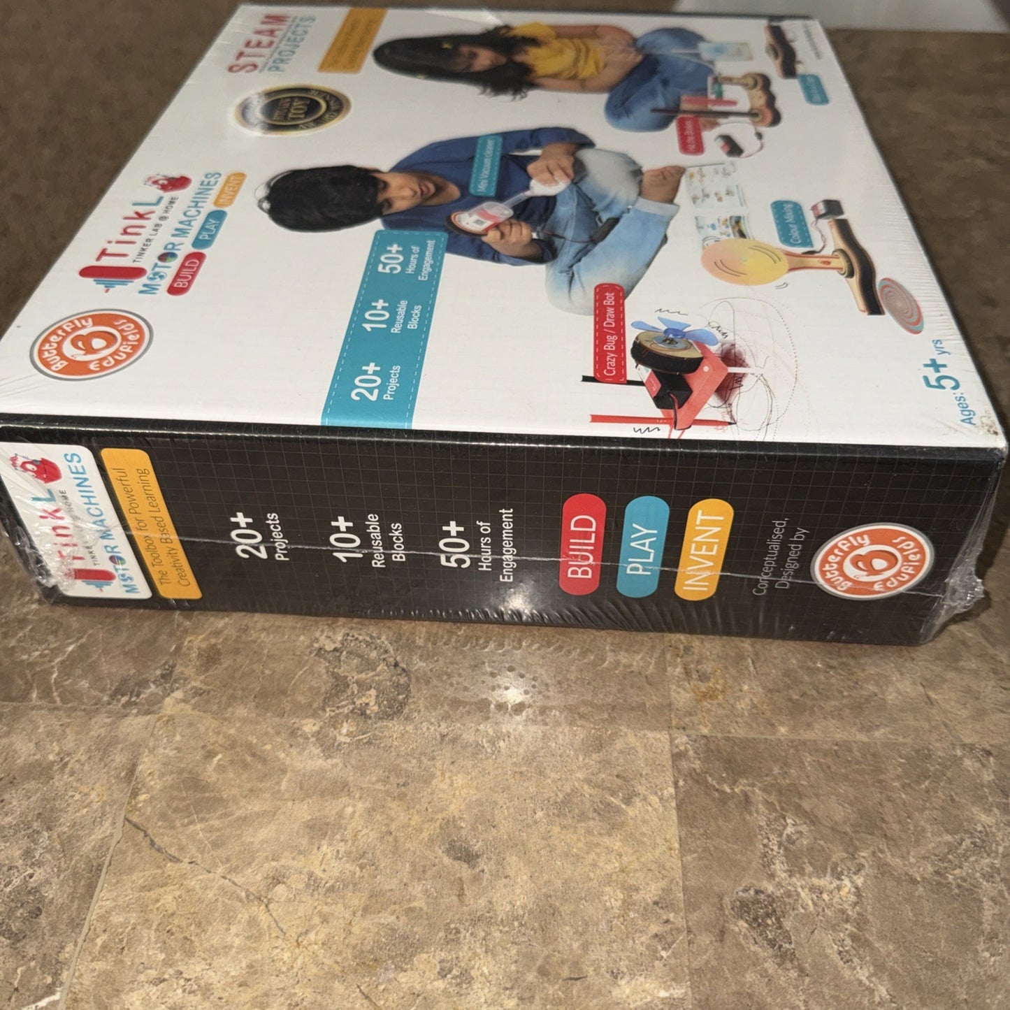 Butterfly Edufields STEAM Kit 25 Projects Electric Motor Science Set - NEW