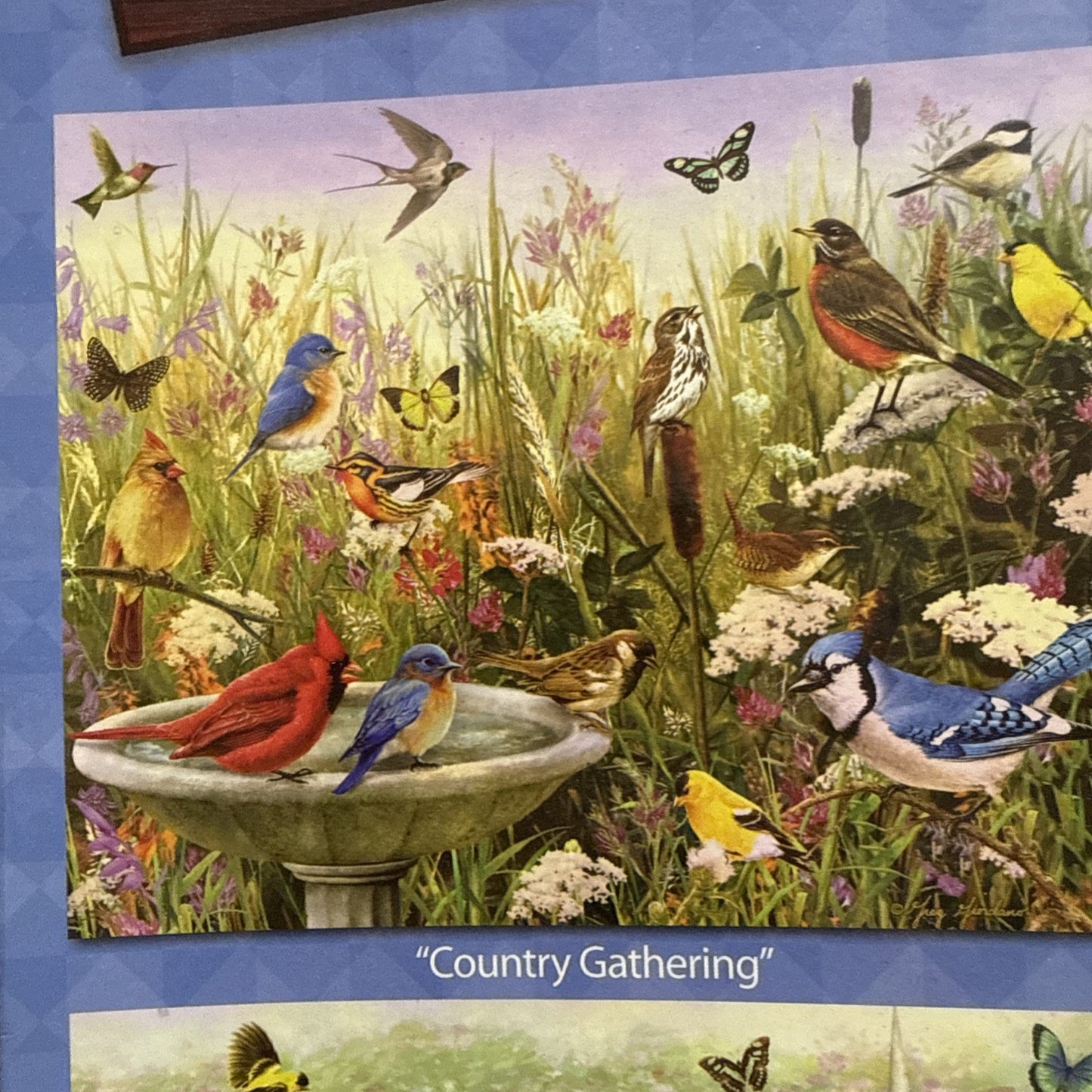 Birds of the Season 500 Piece Jigsaw Puzzle Lot of 4 Preowned Nature Art