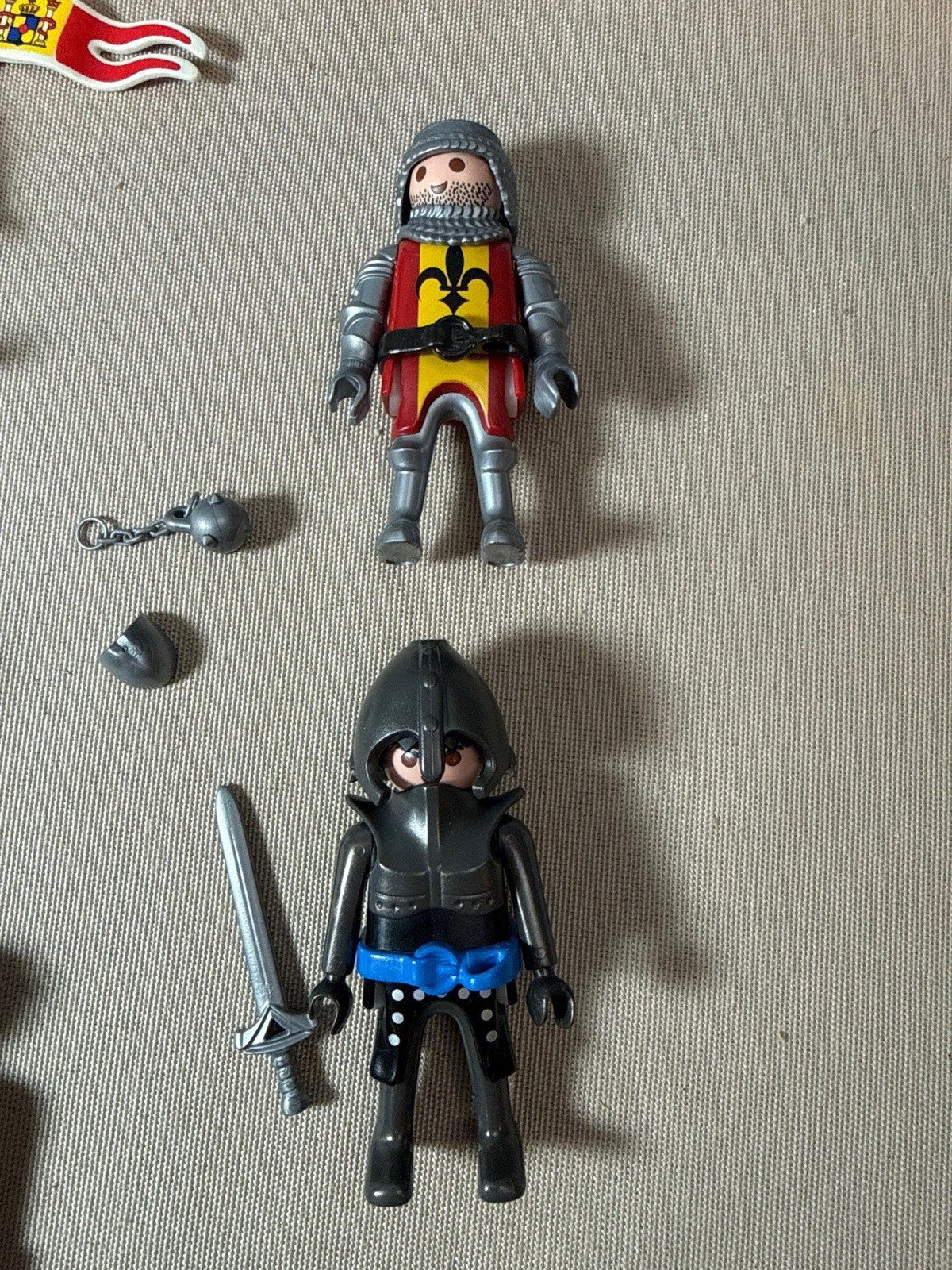 Vintage Playmobil Klicky & Moden Dragon Knights Figure Lot of 12 Figures & Parts