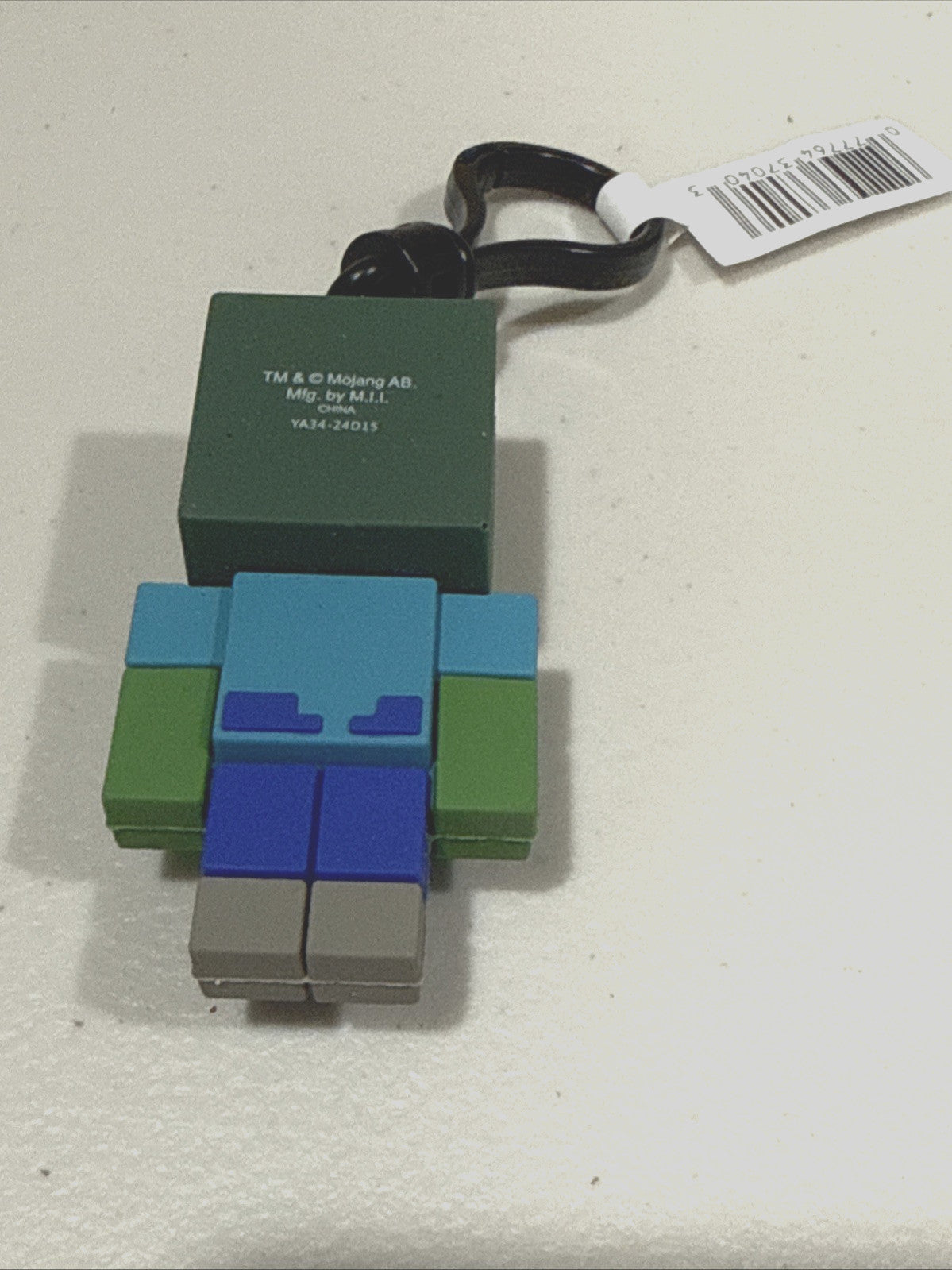 Minecraft Lot of 3 Figures Steve TNT Block Zombie keychain Mini Set