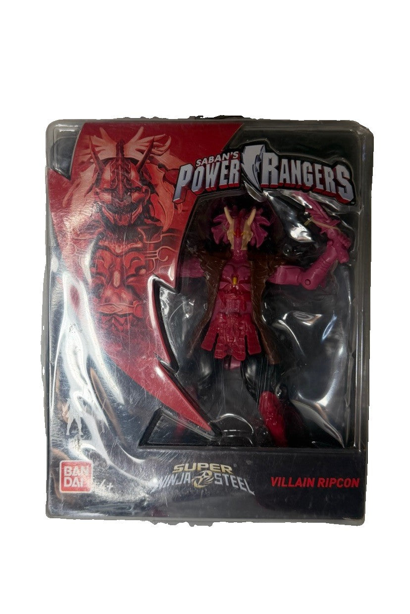 Power Rangers Super Ninja Steel Ripcon Action Figure Bandai New Sealed