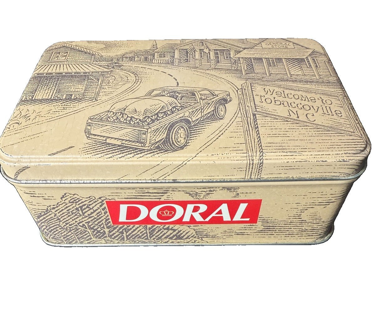 Vintage 1996 Doral Cigarettes Tobaccoville NC Collector Edition Tin RJ Reynolds