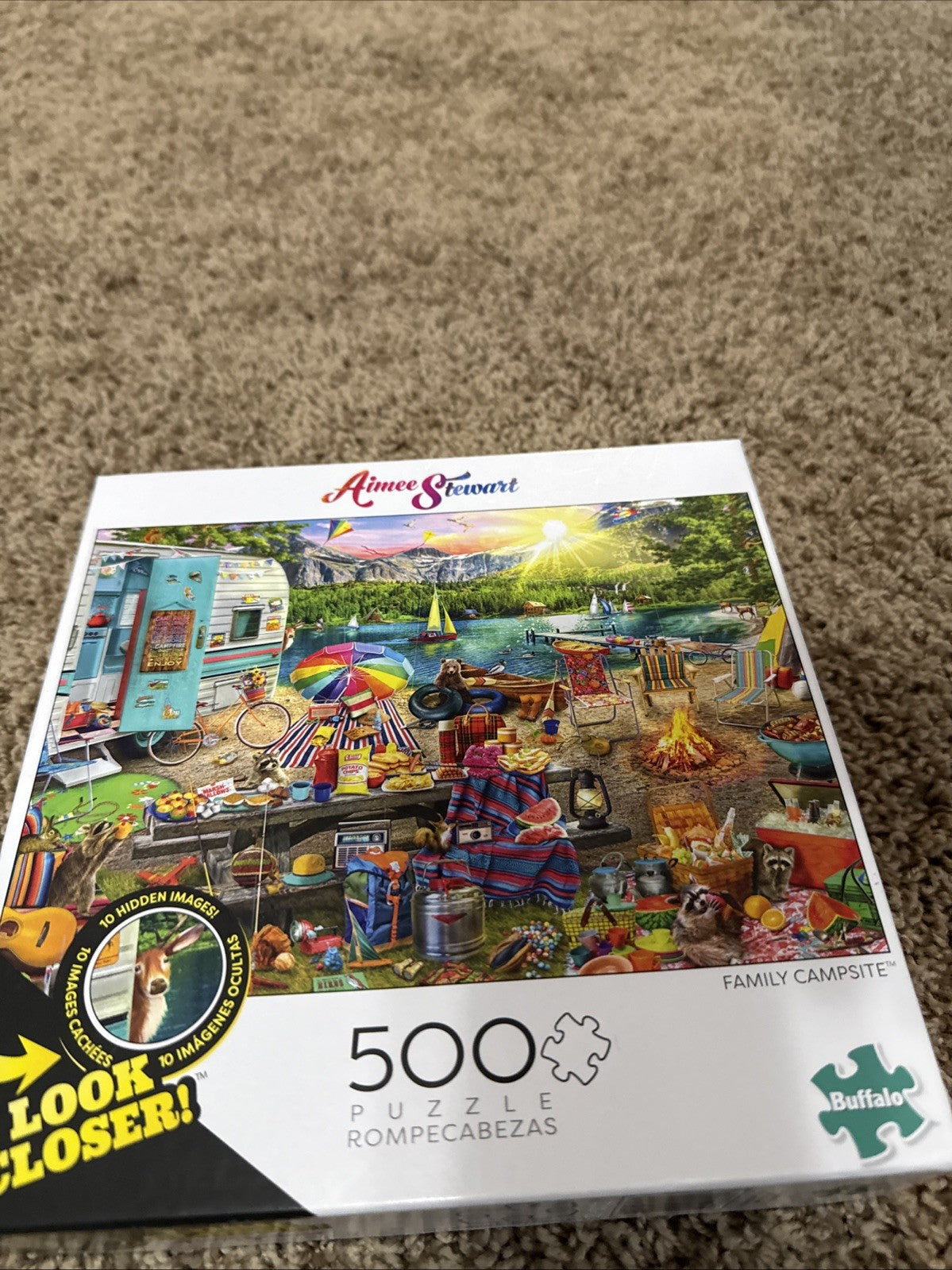 Buffalo Games Aimee Stewart Puzzle Lot Cookies Family Campsite