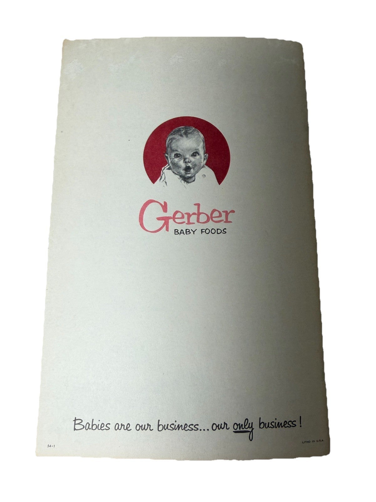 Recipes for Toddlers Gerber Baby Foods 1956 Paperback Booklet