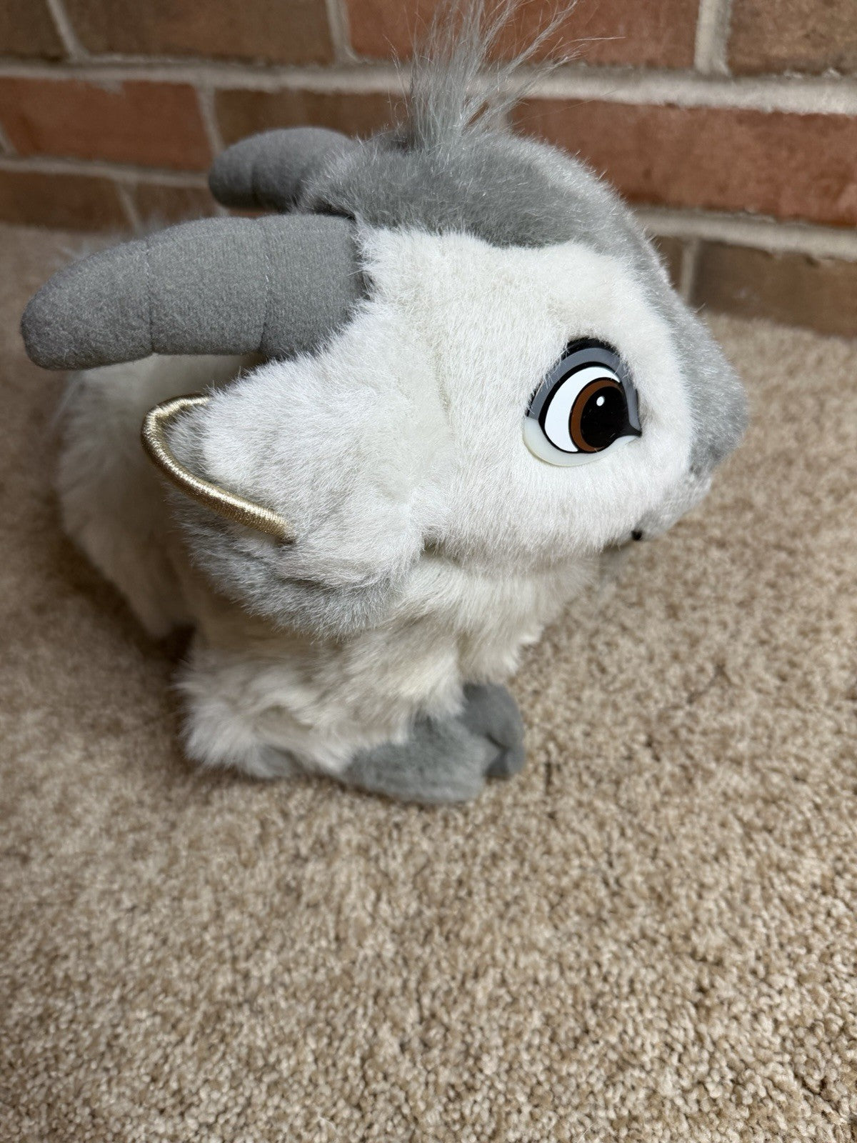 Vintage 1995 Mattel Disney The Hunchback of Notre Dame Dancing Djali Goat Plush