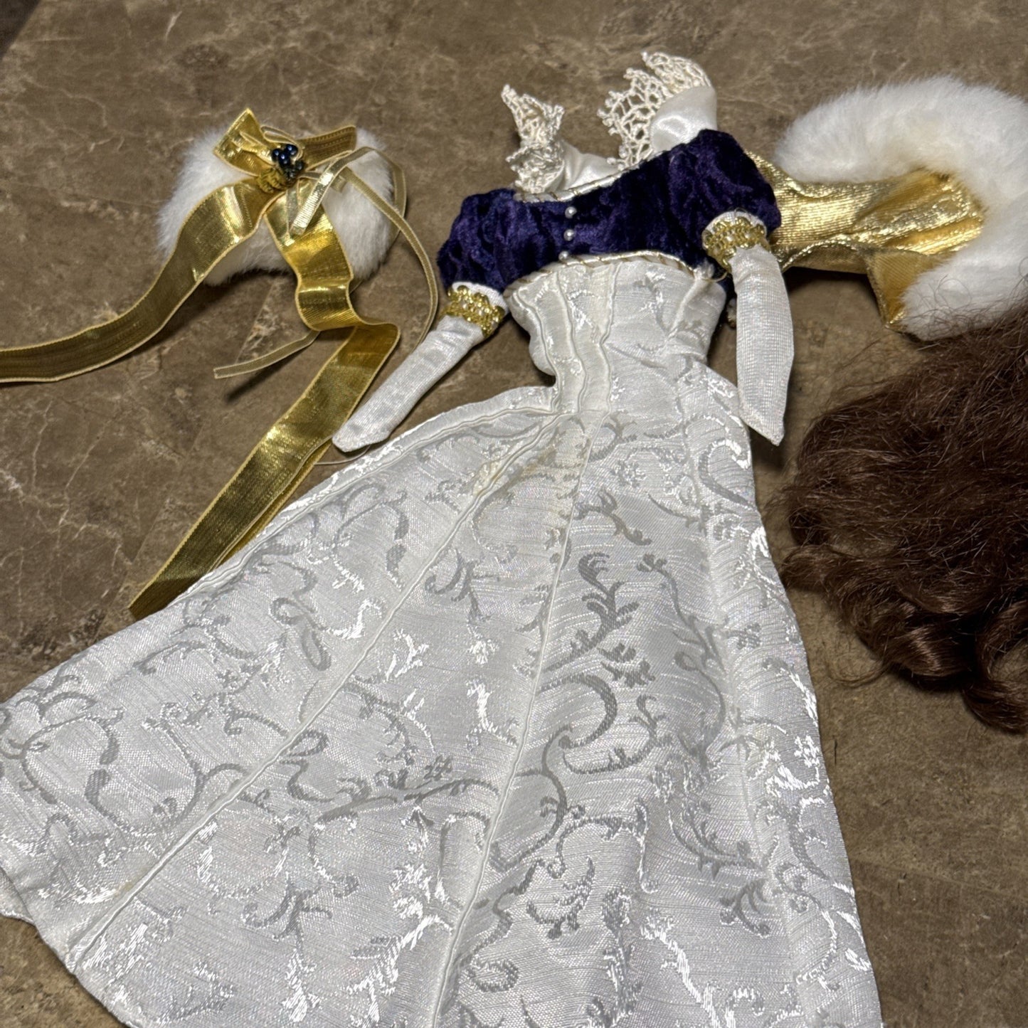 TLC 2001 Princess of the Renaissance Barbie - Damaged Neck - Includes Full Gown