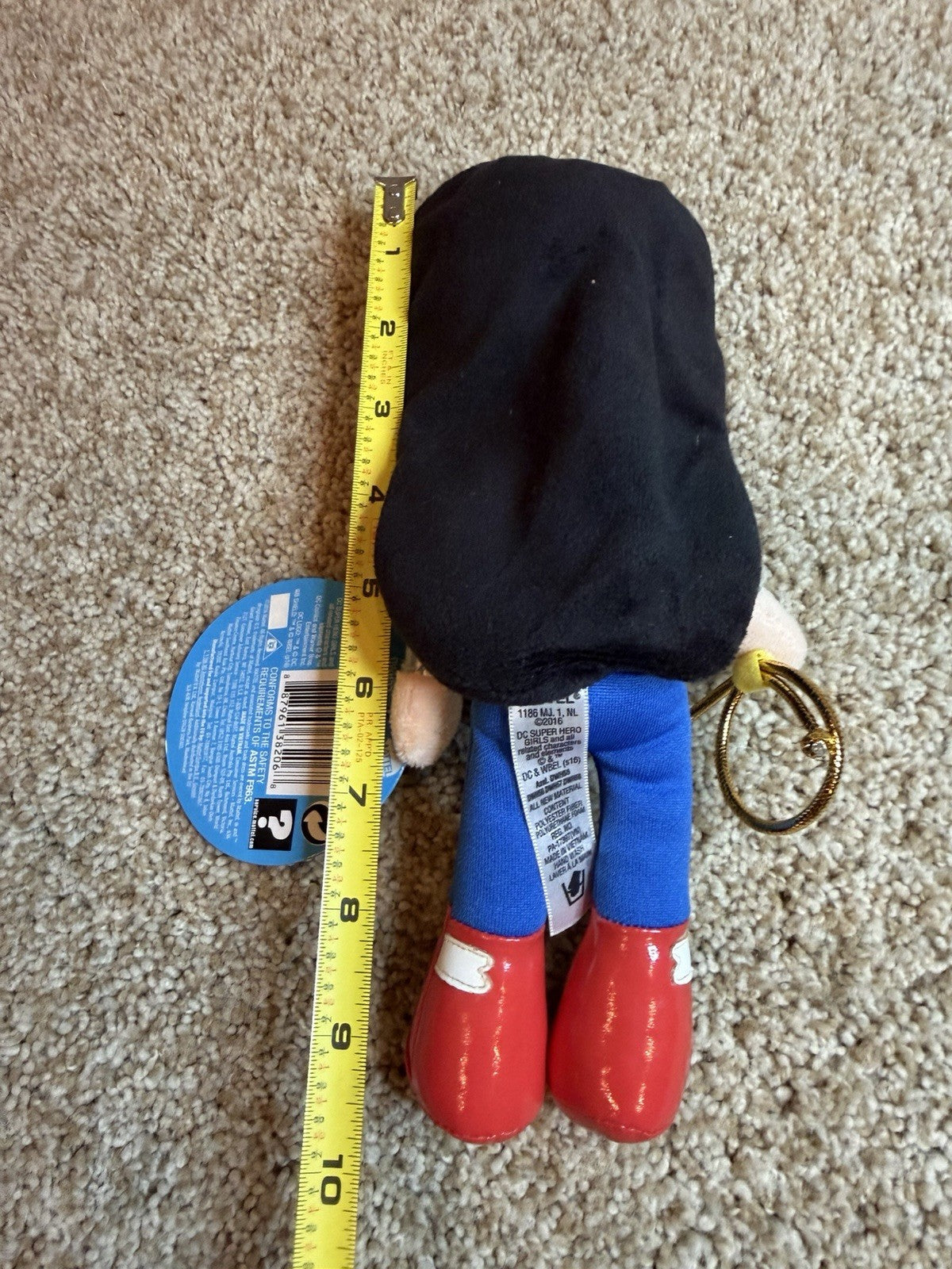 Mattel DC Super Hero Girls Wonder Woman 10 Inch Plush Doll 2016 New With Tags